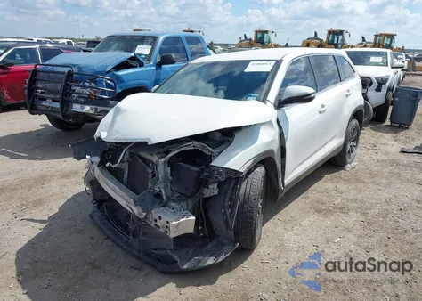 2019 Toyota Highlander Le z USA, uszkodzony, nr VIN 5TDZARFH9KS045511